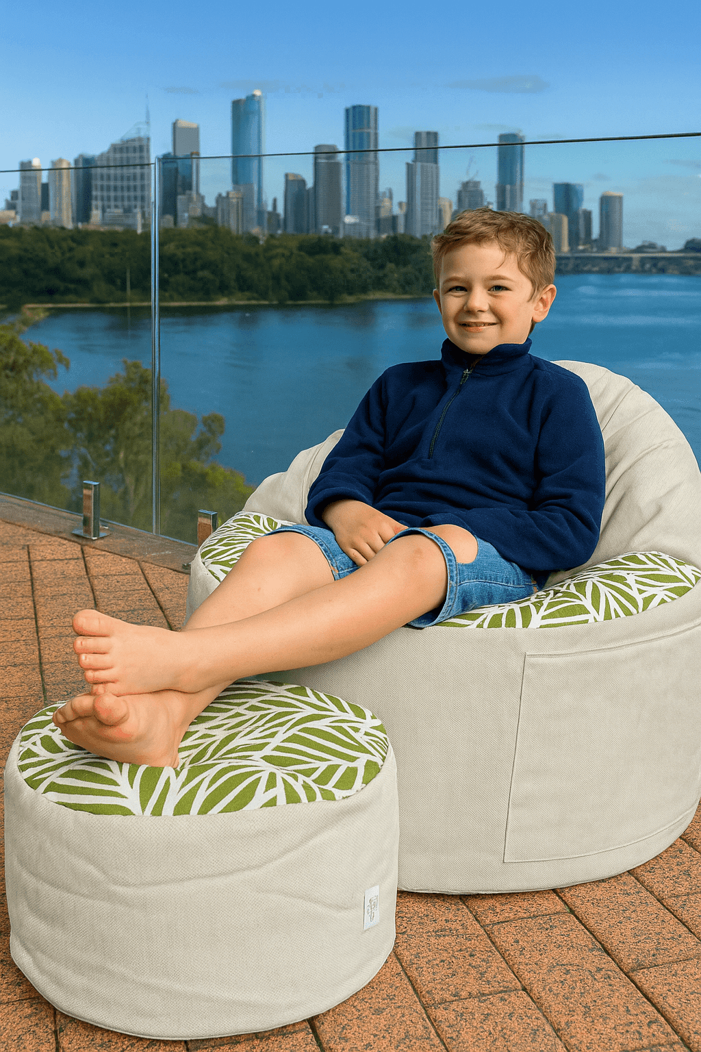 Kids Outdoor Bean Bag - Lazy Beanz