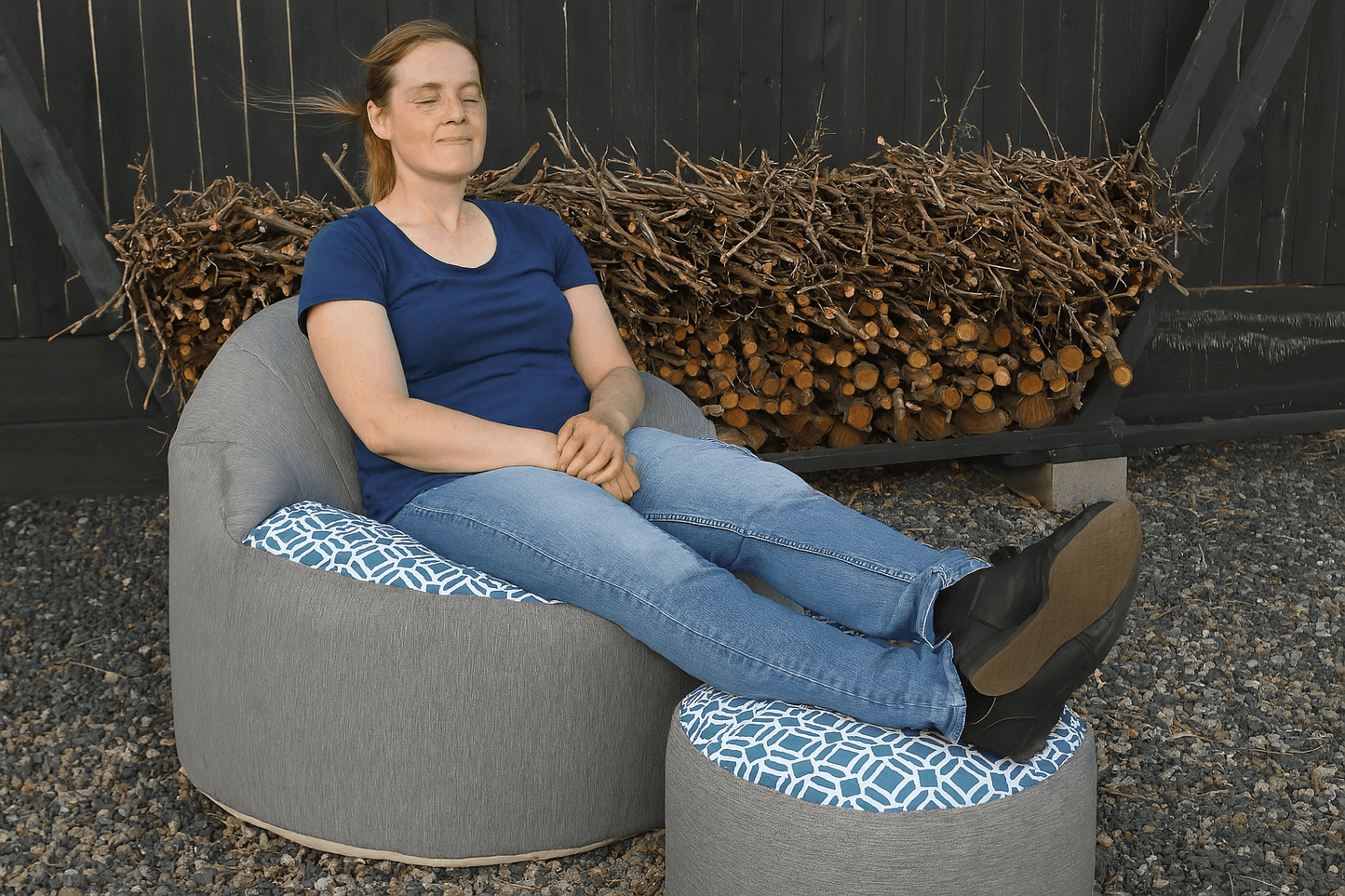 Adults/Large Outdoor Bean Bag - Lazy Beanz