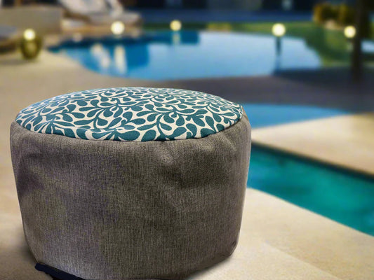 Small Round Outdoor Ottoman