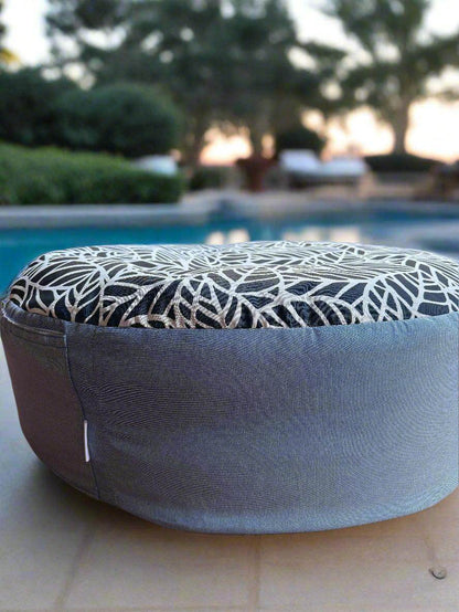 Large Round Ottoman - Lazy Beanz