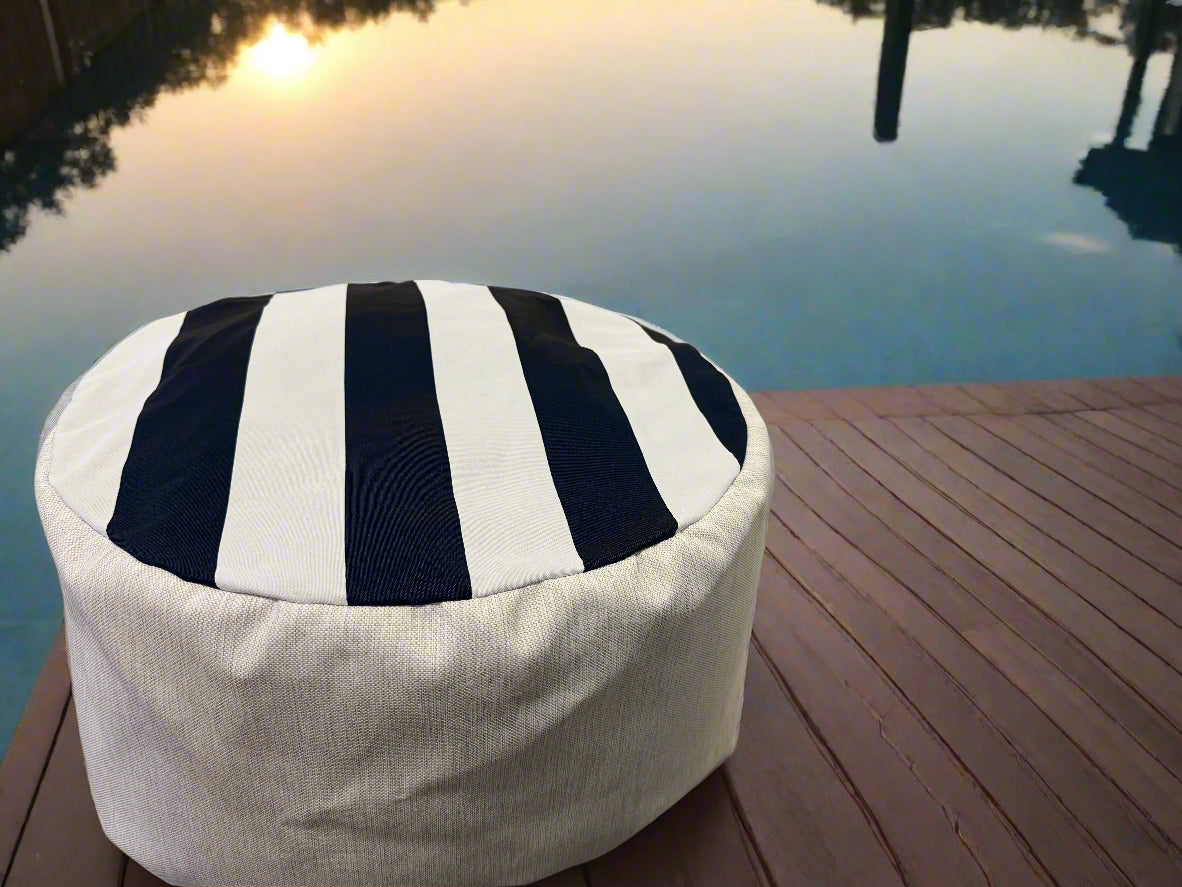 Small Round Outdoor Ottoman