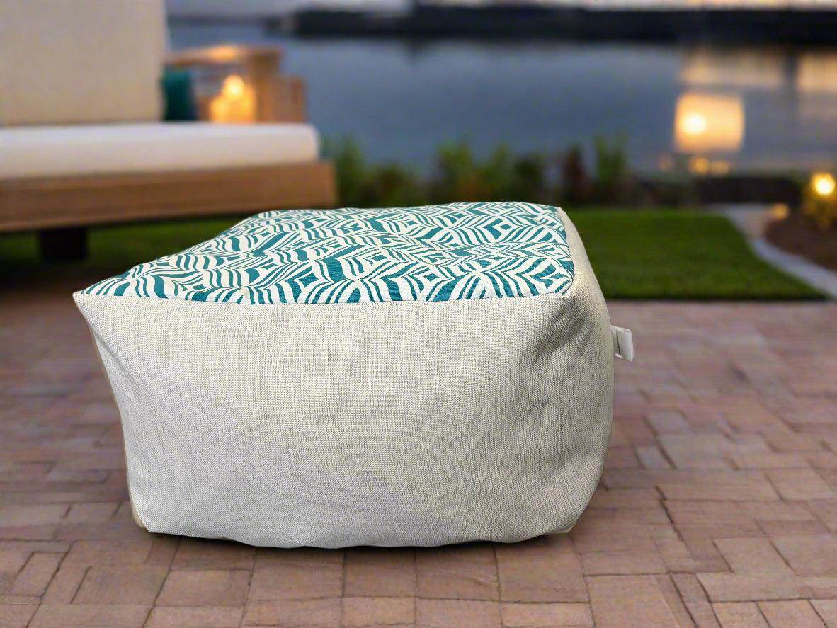 Small Square Ottoman - Lazy Beanz