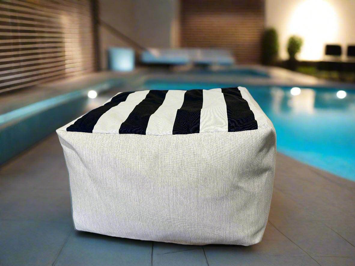 Small Square Ottoman - Lazy Beanz