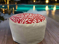 Lazy Beanz Small Round Bean Bag Ottoman | Premium Comfort & Style