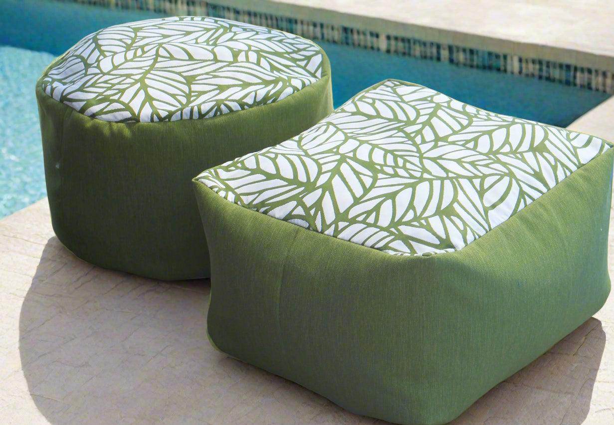Small Square Ottoman - Lazy Beanz