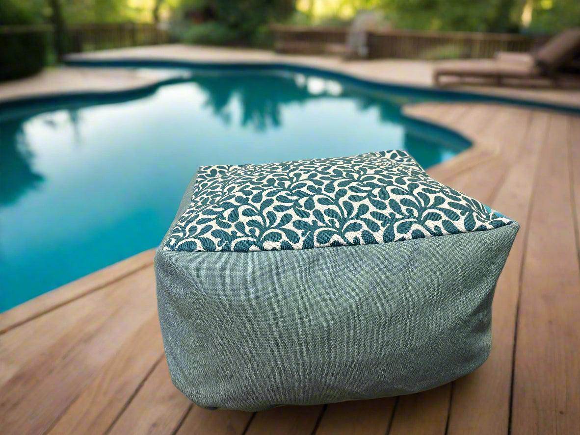 Small Square Ottoman - Lazy Beanz