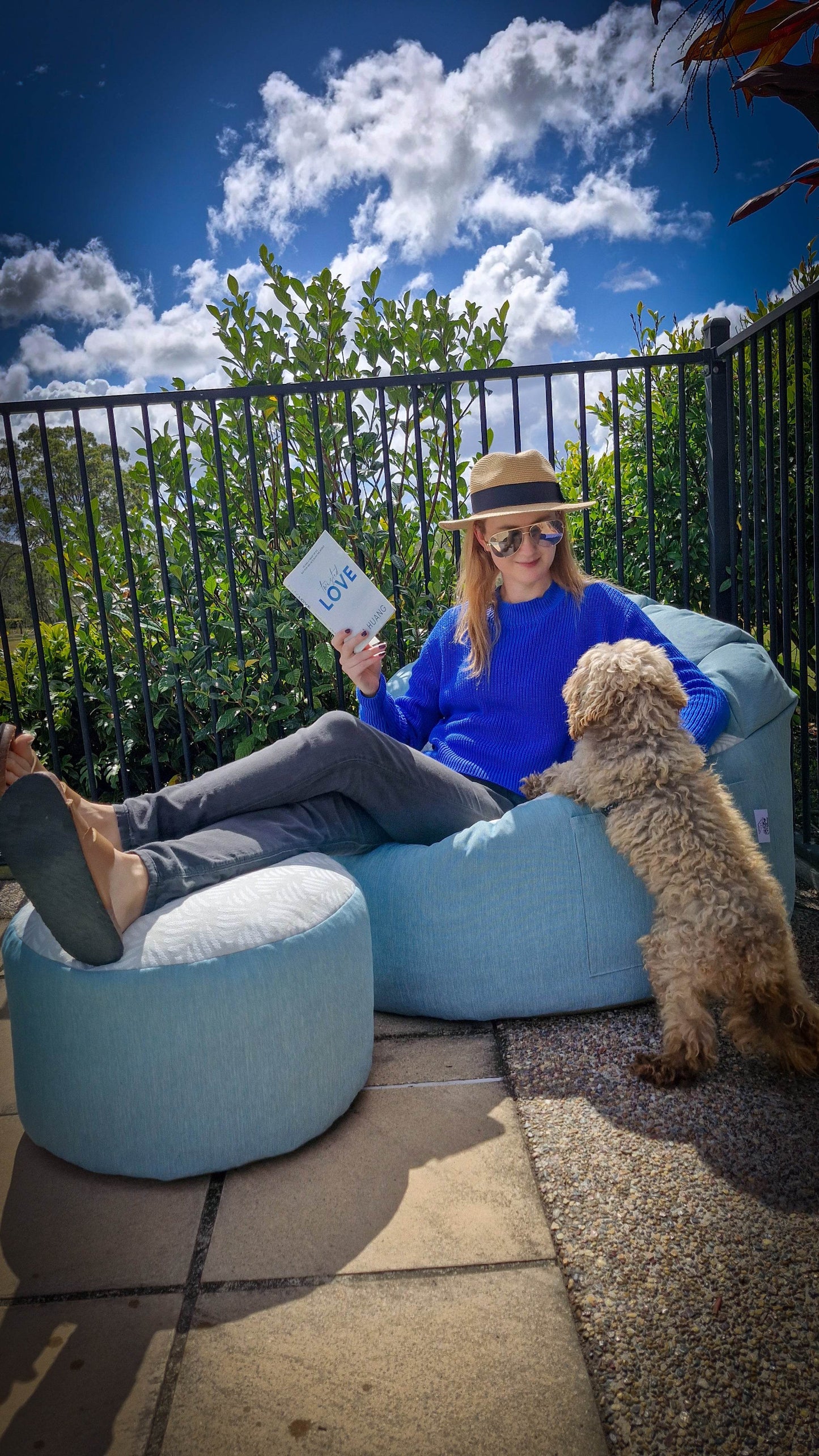 Large/Adults Outdoor Bean Bag - Lazy Beanz