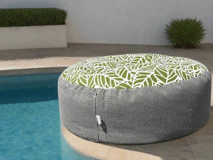 Large Round Ottoman for Outdoors – 1000mm, Made in Australia - Lazy Beanz