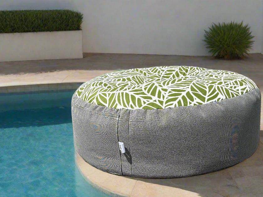 Large Round Ottoman - Lazy Beanz