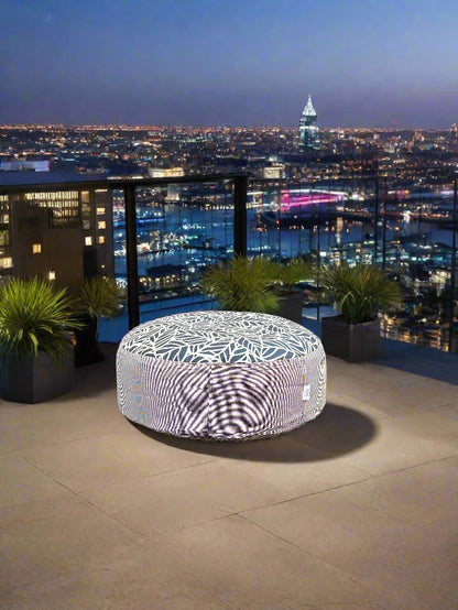 Large Round Ottoman | Lazy Beanz - Premium Australian Made Bean Bags