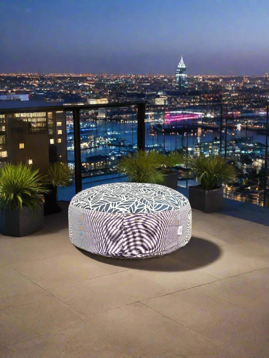 Large Round Outdoor Ottoman