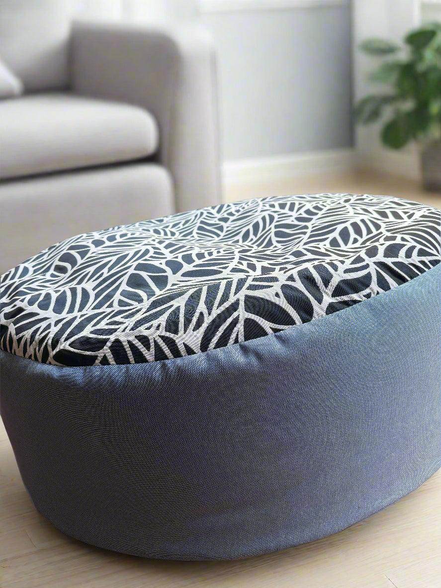 Large Round Ottoman - Lazy Beanz