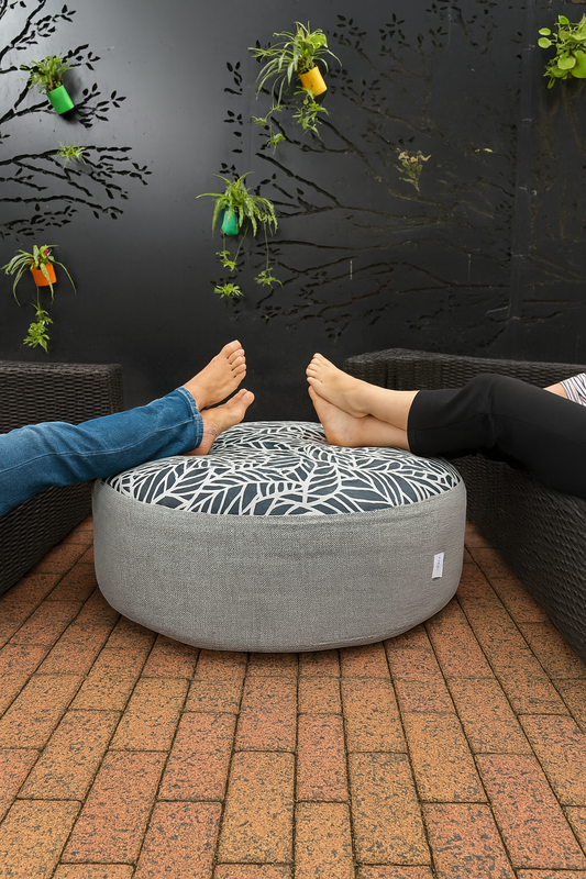 Large Round Outdoor Ottoman