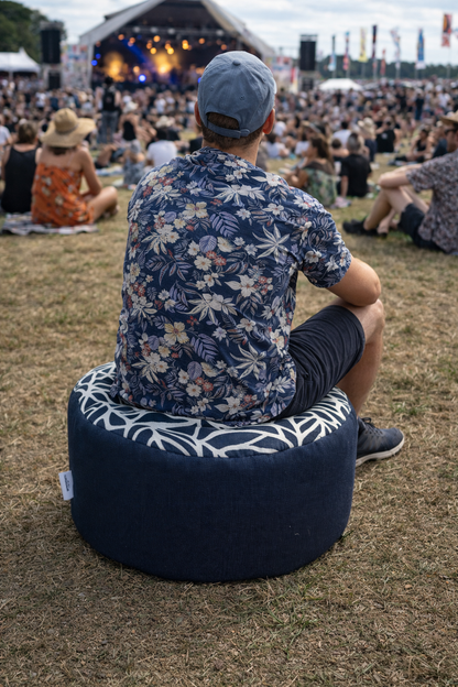 round small ottoman stool